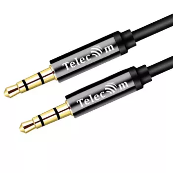 Кабель Jack 3.5mm(M)-Jack 3.5mm(M), 1.5м, черный Telecom (TAV7175M-1.5M)