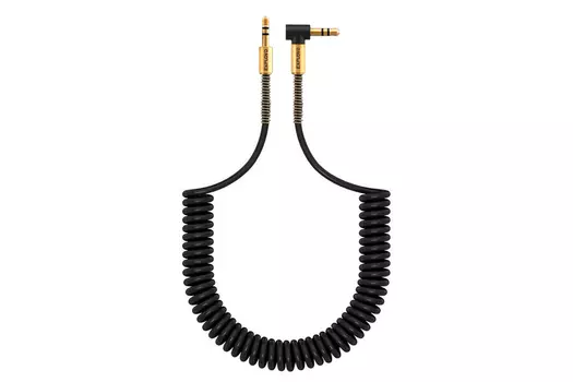Кабель Jack 3.5mm(M)-Jack 3.5mm(M) угловой, экранированный, 2м, черный EXPLOYD SONDER (EX-K-645)