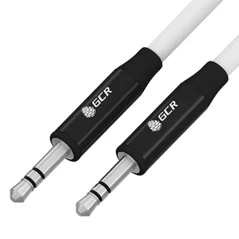 Кабель Jack 3.5mm(M)-Jack 3.5mm(M), экранированный, 1.5 м, белый Greenconnect GCR-AVC18 (GCR-54750)