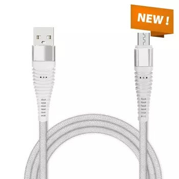 Кабель USB 2.0(Am)-Micro USB 2.0(Bm), 2A быстрая зарядка, 2м, белый Jet.A (JA-DC27 2m White)