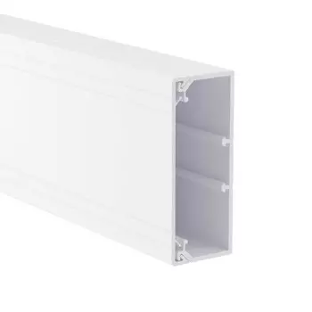 Кабель-канал 100x40 мм, профиль + крышка, белый, 2 метра, DKC In-liner Classic TA-GN (01782_2м)