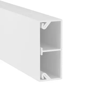 Кабель-канал 40x17 мм, профиль + крышка, перегородка, белый, 2 метра, DKC In-liner Classic TMC (00305_2м)