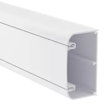 Кабель-канал 90x50 мм, профиль + крышка, белый, 2 метра, DKC In-liner Front (09501_2м)