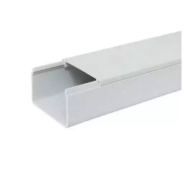 Кабель-канал парапетный 40x16 мм, профиль + крышка, белый, 2 метра, Урал Пак КК-19040016-048 (КК-19040016-048)