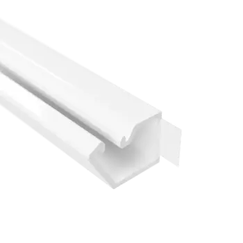 Кабель-канал самоклеящийся 10x10 мм, профиль+крышка (неотделимая), белый, 1 метр, отгрузка кратно 2 метрам!, DKC TMR (00301)