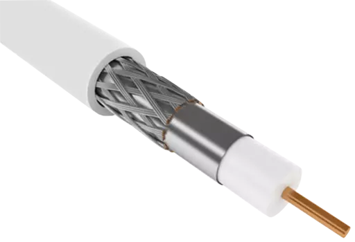 Кабель коаксиальный ITK Generica RG-59, 75Om PVC, внутренний, белый, (100м) (CC1-R5F1-111-100-G)