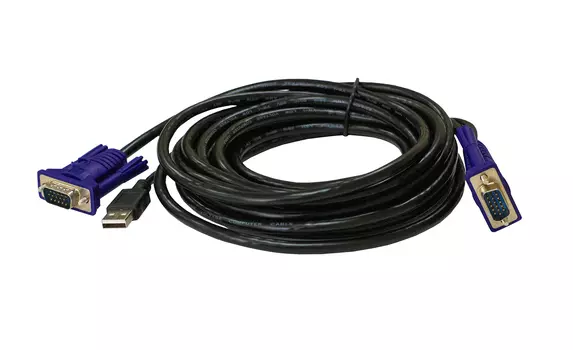 Кабель KVM (КВМ) Origo OKVMCU3, VGA, USB (AM), 3 м (OKVMCU3/A1A)