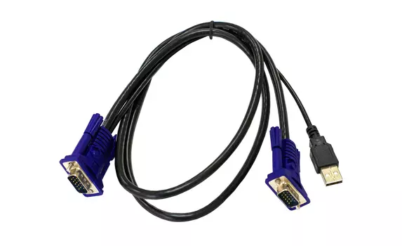 Кабель KVM (КВМ) Origo OKVMCU, VGA, USB (AM), 1.8 м (OKVMCU/A1A)