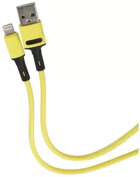 Кабель Lightning 8-pin(m)-USB 2.0(Am), 2A, 1м, желтый USAMS U52 (SJ434USB03)