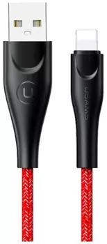 Кабель Lightning 8-pin-USB, 2A, 2м, красный USAMS (SJ394USB02)