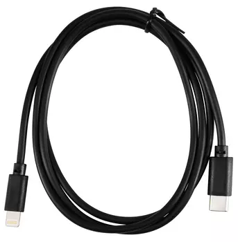 Кабель Lightning 8-pin-USB Type-C, 3A, 1м, черный Buro (PD18W / 1503797 )
