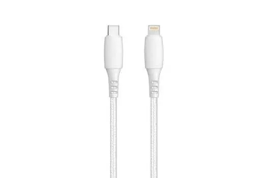 Кабель Lightning 8-pin(m)-USB Type-C(m), 3A, 1м, белый Exployd (EX-K-1144)
