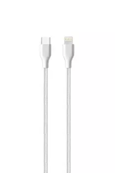 Кабель Lightning 8-pin(m)-USB Type-C(m), 3A, 1м, белый Exployd rise (EX-K-1239)