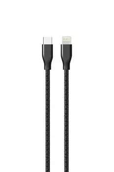 Кабель Lightning 8-pin(m)-USB Type-C(m), 3A, 1м, черный Exployd (EX-K-1236)