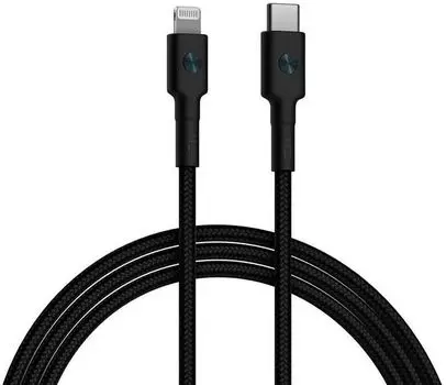 Кабель Lightning 8-pin-USB Type-C, MFi, 3А, 1.5 м, черный, ZMI AL875 (AL875 Black)