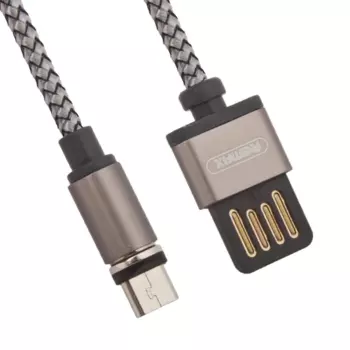 Кабель Micro USB 2.0(Bm)-USB 2.0(Am), 2.1A, 1м, черный Remax Gravity series RC-095m (RC-095m)