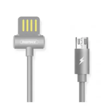 Кабель Micro USB-USB, 2.1A, 1м, серый Remax Waist Drum Series RC-082m (764519)