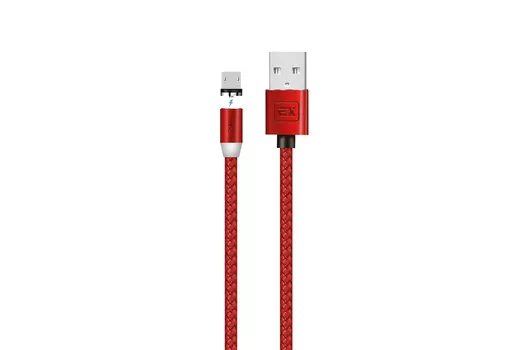 Кабель Micro USB 2.0(Bm)-USB 2.0(Am), 2.1A, 2м, красный Exployd (EX-K-952)