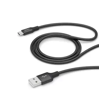 Кабель Micro USB 2.0(Bm)-USB 2.0(Am), 2.4A, 1.2м, черный Deppa (72256)