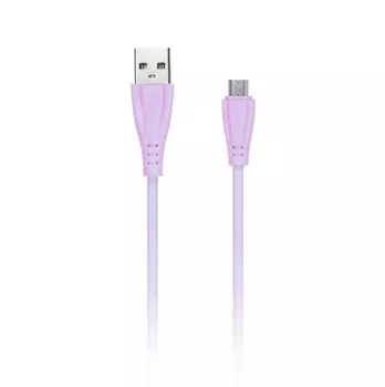 Кабель Micro USB-USB, 2A, 1м, розовый Smartbuy (iK-12RG-NBrose)