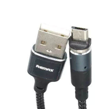 Кабель Micro USB-USB, 3A, 1.2м, черный Remax RC-102m (RC-102m)