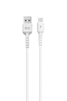 Кабель Micro USB-USB, 3A, белый Exployd (EX-K-1260)