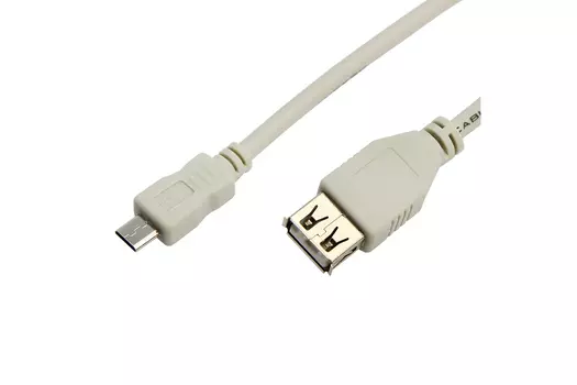 Кабель Micro USB-USB, 20см, серый REXANT (18-1161)