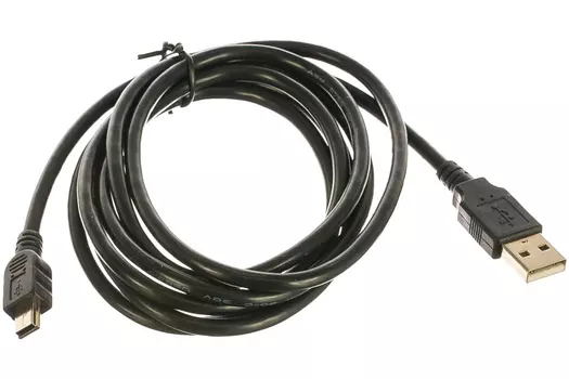 Кабель Mini USB 2.0(Bm)-USB 2.0(Am), 80см, черный PERFEO (U4302 / 30003916)