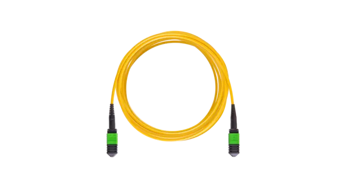 Кабельная сборка NIKOMAX, MTP/APC-MTP/APC, одномодовый, 9/125, OS2, одинарный, 15м, желтый (NMF-PC12S2PAC-1MTPF-1MTPF-015)