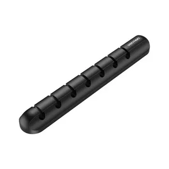 Кабельный органайзер Vention, 6 мм, 15 см, 7 портов,, черный (KBSB0)
