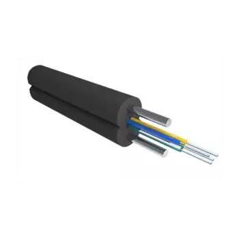 Кабель оптический Alpha Mile одномодовый, 9/125мкм, G.652.D, 4 волокна, 1км, черный (604-01-04)