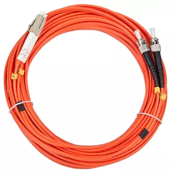 Кабель оптоволоконный двунаправленный мультимодовый, LC/ST, (50/125 OM2) Cablexpert Gembird, 10m (CFO-LCST-OM2-10M)