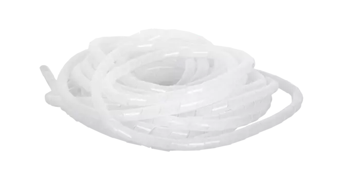 Кабель-органайзер NIKOMAX, спиральный, пластик, белый (NMC-SWB19-010-WT-K)