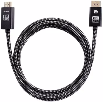 Кабель-переходник (адаптер) DisplayPort (19M)-HDMI(19F) v1.4/v2.1 4K/8K, 1.8 м, черный Telecom (TA581-1.8M)