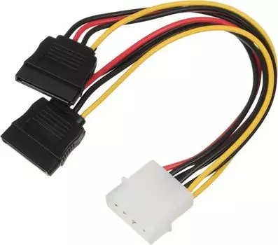 Кабель питания 2xSATA-Molex 8980, 18 см Ningbo