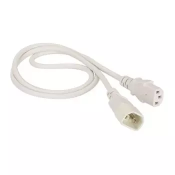Кабель питания C13-C14, 10А, 5 м, белый, Lanmaster (LAN-PP13/14-5.0-WH)