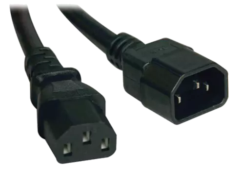 Кабель питания C13-C14, 10А, 5 м, ITK (PC-C13C14-5M)