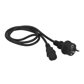 Кабель питания C13-Schuko (Euro)(M), 10А, 7 м, черный, Lanmaster (LAN-PP13/SH-7.0-BK)