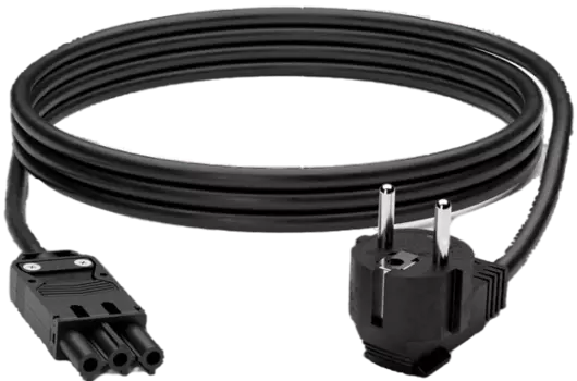 Кабель питания Europlug(M)-Wieland угловая вилка/прямой штекер, к моделям IDB-200 или IDB-400-MS, 2 м, черный Wyrestorm (IDB-PWR-SCH)