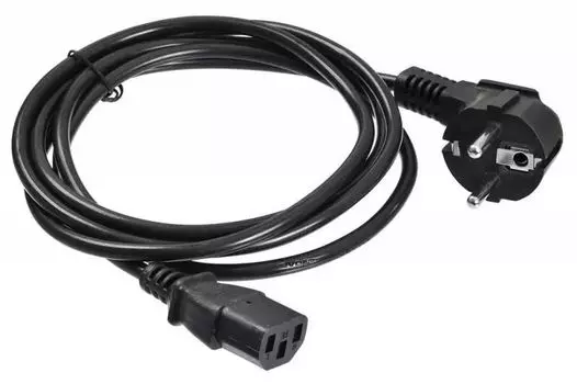 Кабель питания IEC-320-C13-Europlug(M) угловая вилка/прямой штекер, 10А, 1.8 м, черный Buro BU-PCAB-ZP (BU-PCAB-ZP)
