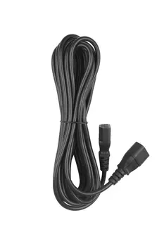 Кабель питания IEC-320-C13-IEC-320-C14, 10А, 5 м, черный, Hyperline (PWC-IEC13-IEC14-5.0-BK)