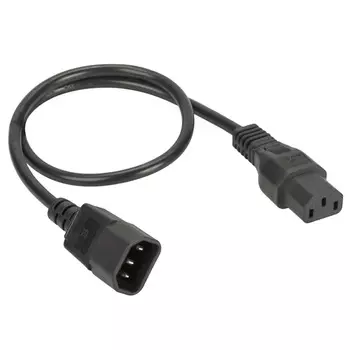 Кабель питания IEC-320-C13-IEC-320-C14, 16А, 1.8 м, черный DKC IT (R5CORD3418)