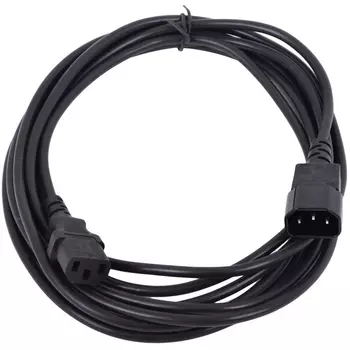 Кабель питания IEC-320-C13-IEC-320-C14, 6A, 4.5м, черный Cablexpert (PC-189-15)