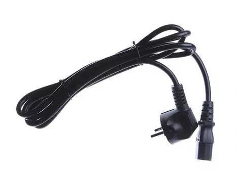 Кабель питания IEC-320-C13-Schuko (Euro)(M), 10A, 220В, 1.8м, черный Power Cube (RPC-186BLPRO1.8)