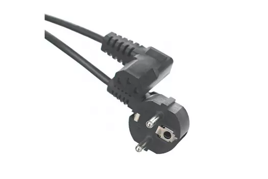 Кабель питания IEC-320-C13-Schuko (Euro)(M), 220В, 1.8м, черный Telecom (TP021DA-1.8-BK)