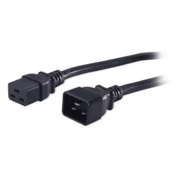 Кабель питания IEC-320-C19-IEC-320-C20, 16A, 220В, 1.8м, черный Hyperline (PWC-IEC19-IEC20-1.8-BK)