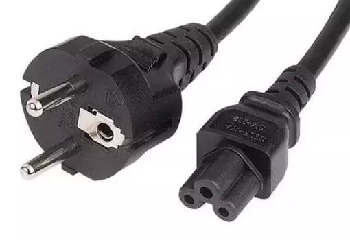 Кабель питания IEC-320-C5-Europlug(M), 1.8 м, черный Buro (BU-PCAB-1.8-3PIN)