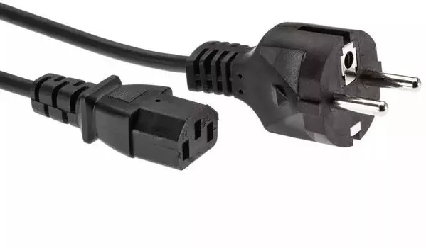 Кабель питания Schuko (Euro)(M)-IEC-320-C13, 1.8 м, черный Premier (5-280s(0.75) 1.8)