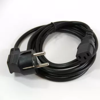 Кабель питания Schuko (Euro)(M)-IEC-320-C13, 1.8м, черный VCOM (CE021-CU0.5-1.8M)