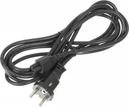 Кабель питания Schuko (Euro)(M)-IEC-320-C5, 3м, черный